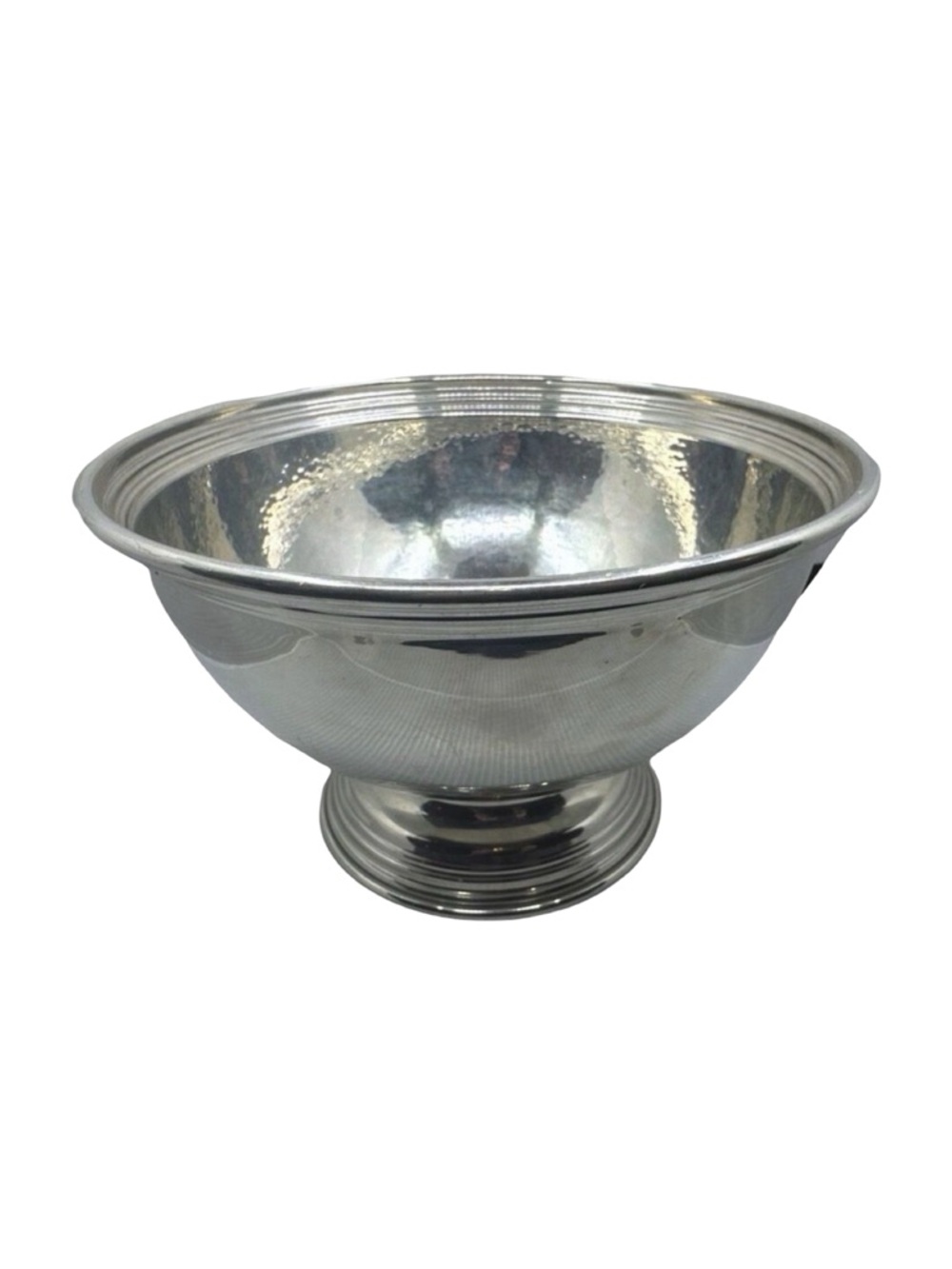 Vintage Handmade Shirley Williamsburg Virginia Pewter Bowl